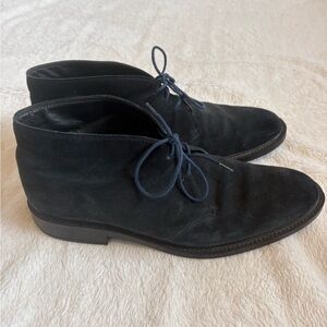 Tod's | men’s suede desert chukka boots navy blue lace up sz 10